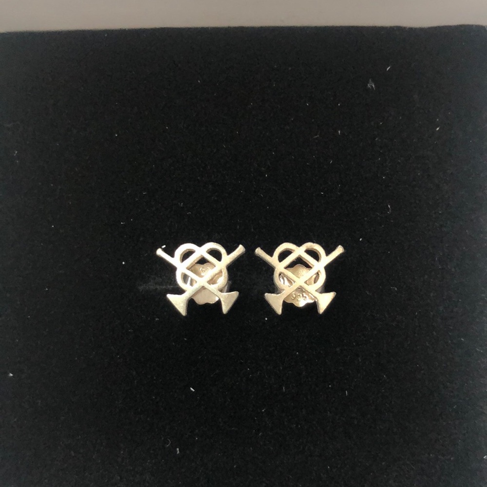 Elegant Sterling Silver Knot Earrings